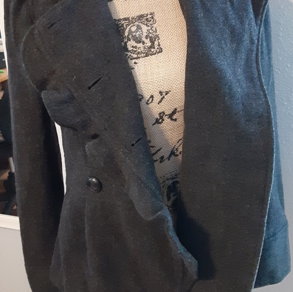 Ann Taylor Loft short wool peacoat. 0 NWOT - Picture 12 of 14